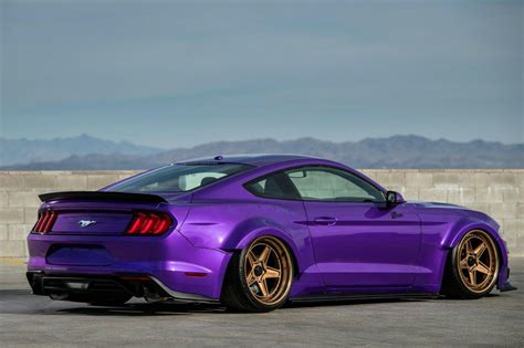 matte purple mustang